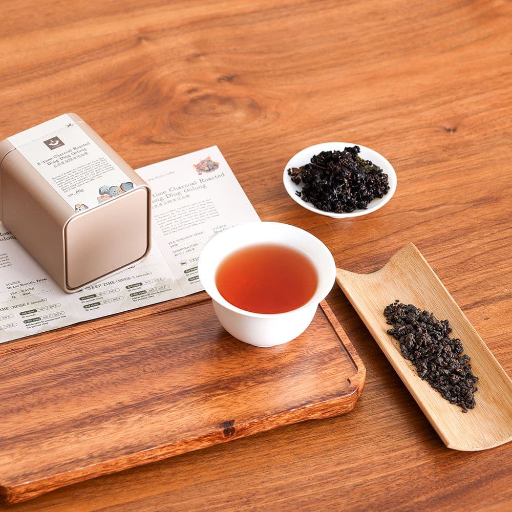 5-time Charcoal Roasted Dong Ding Oolong (Heavy Roast)