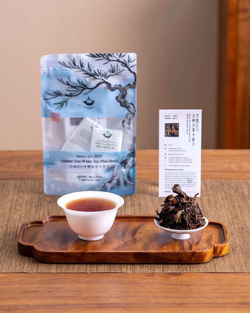 Sister Ai’s 2019 Ancient Tree White Tea Mini-Bricks