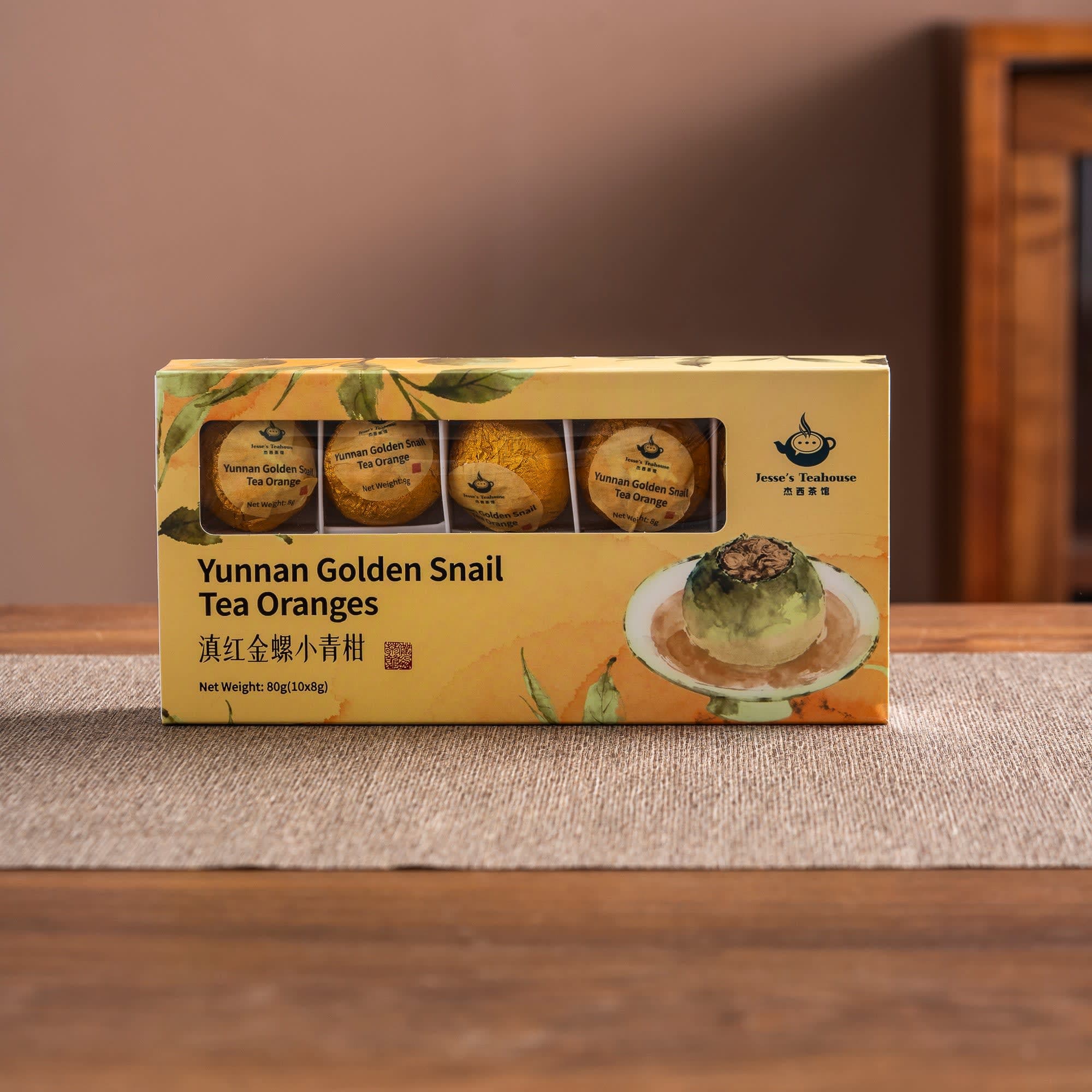 Golden Snail Red Tea Oranges (Jesse’s Tea Orange Series)