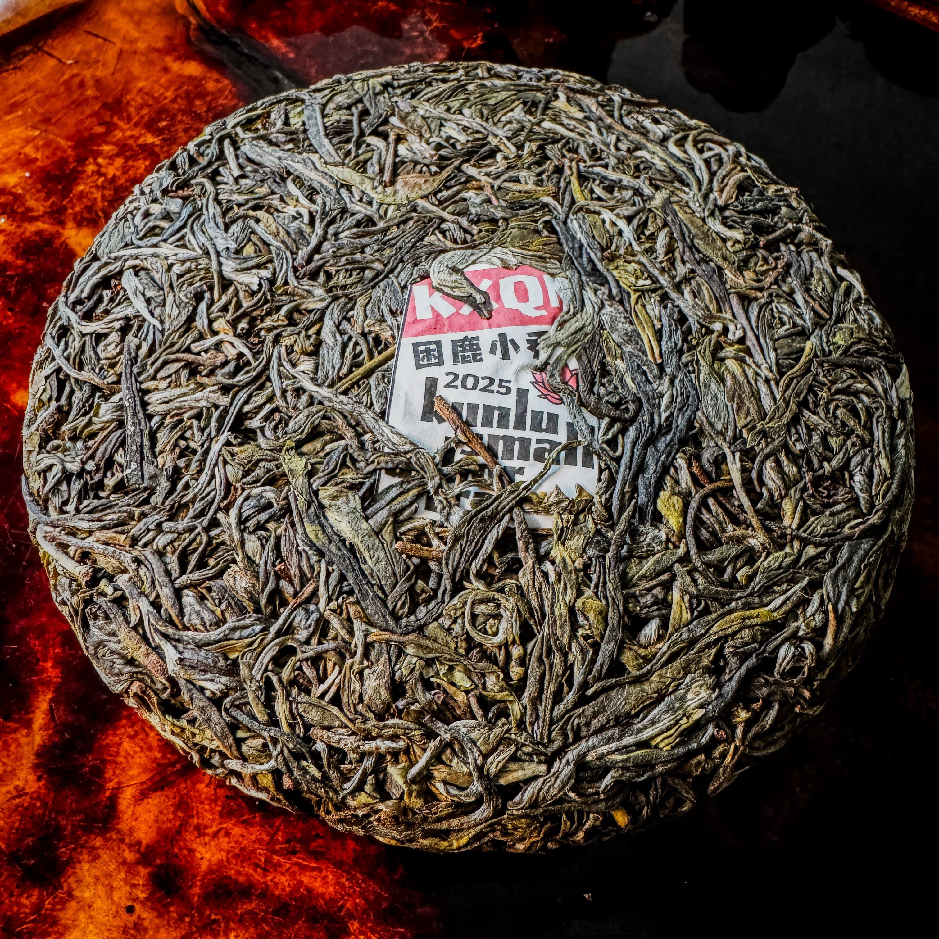 2025 Spring Kunlu Xiao Qiao Mu Sheng / Raw Puerh Tea - 200g Cake :: Seattle Inventory