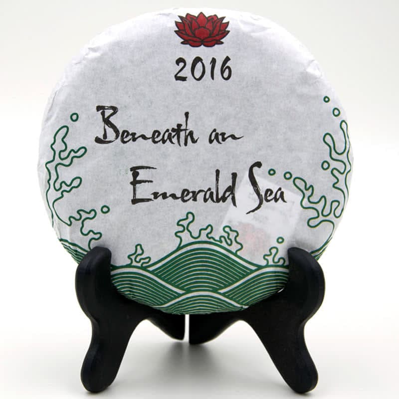 2016 Spring "Beneath an Emerald Sea" Sheng / Raw Puerh - 200g Cake :: Seattle Inventory