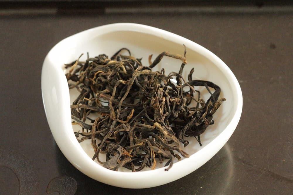 Yiwu Black tea - much sweeter than Scottish breakfast!