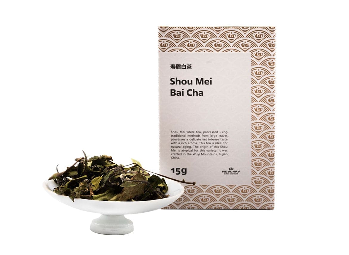 Té Blanco Shou Mei Bai Cha: Notas Cítricas de Wuyi, 15g