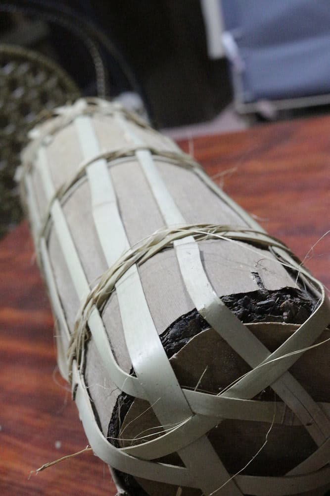 2005 Yiwu Gushu Huangpian - Bamboo packed